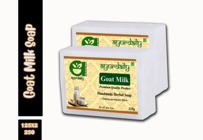 Ayurdaily Natural Goat Milk Soap(2 x 125 g)