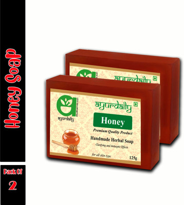 Ayurdaily Honey Glycerin Soap(2 x 125 g)