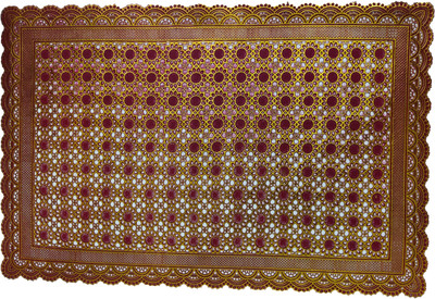 DELHI PVC CORP Rectangular Pack of 6 Table Placemat(Multicolor, PVC)