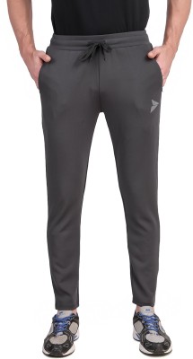 Fitinc Solid Men Grey Track Pants