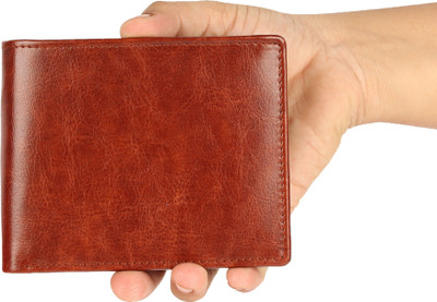 vizodo Men Casual, Trendy, Formal, Evening/Party Brown Artificial Leather Wallet(7 Card Slots)