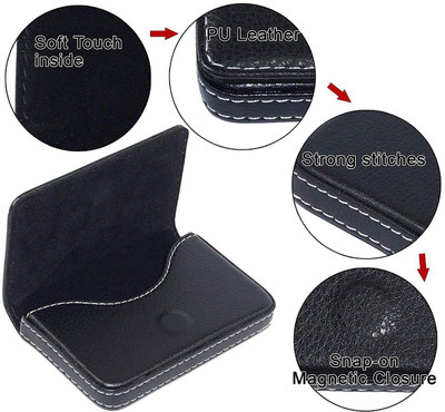 SunShopping 1 Card Holder(Set of 1, Black)