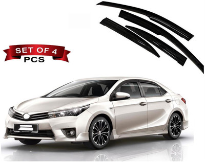 Kunj Autotech For Front, Rear Wind Deflector(Tinted Toyota Altis)