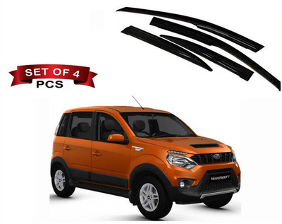 Kunj Autotech For Front, Rear Wind Deflector(Tinted Mahindra NA)