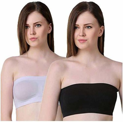 ComfyStyle Women Bandeau/Tube Non Padded Bra(Multicolor)