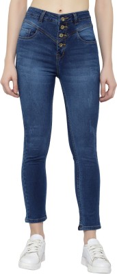 Gods Club Skinny Women Dark Blue Jeans