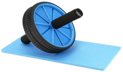 FITZILLA Ab Roller Wheel for Home Gym Abdominal Exercise/Core Workouts for Men and Women Ab Exerciser(Blue)