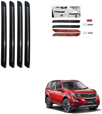 ARNEJA Rubber Car Bumper Guard(Black, Pack of 4, Mahindra, XUV 500)