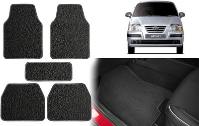Selifuar PVC, Rubber Standard Mat For  Hyundai Santro(Black)