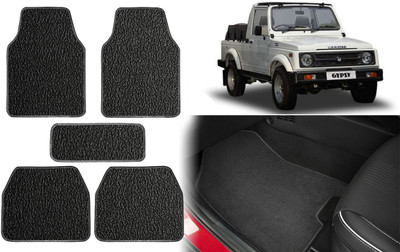 Selifuar PVC, Rubber Standard Mat For  Maruti Suzuki Gypsy MG-410(Black)