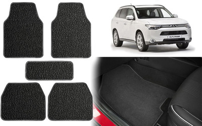 Selifuar PVC, Rubber Standard Mat For  Mitsubishi Outlander(Black, White)