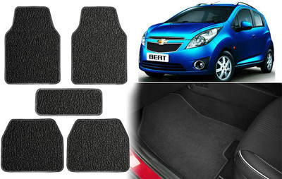 Selifuar PVC, Rubber Standard Mat For  Chevrolet Beat(Black)