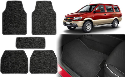 Selifuar PVC, Rubber Standard Mat For  Chevrolet Tavera(Black)