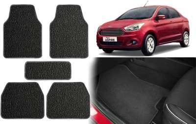 Selifuar PVC, Rubber Standard Mat For  Ford Aspire(Black, White)