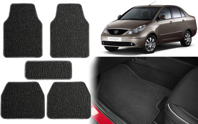 Selifuar PVC, Rubber Standard Mat For  Tata Indigo(Black, White)