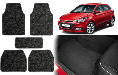 Selifuar PVC, Rubber Standard Mat For  Hyundai Elite i20(Black)