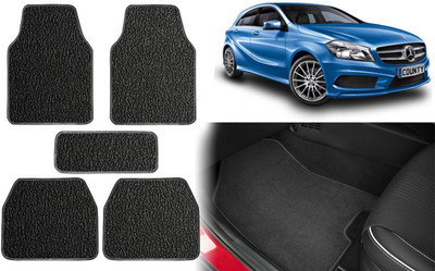 Selifuar PVC, Rubber Standard Mat For  Mercedes Benz A-Class(Black, White)