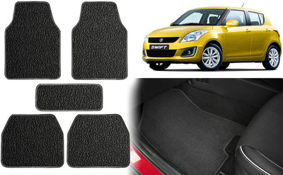 Selifuar PVC, Rubber Standard Mat For  Maruti Suzuki Swift(Black)