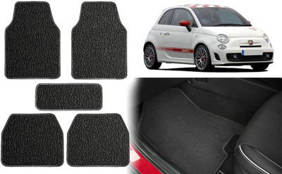 Selifuar PVC, Rubber Standard Mat For  Fiat 500 Abarth(Black)