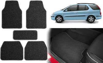 Selifuar PVC, Rubber Standard Mat For  Tata Indigo Marina(Black, White)