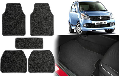 Selifuar PVC, Rubber Standard Mat For  Maruti Suzuki WagonR(Black)
