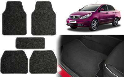Selifuar PVC, Rubber Standard Mat For  Tata Manza(Black)