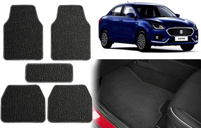 Selifuar PVC, Rubber Standard Mat For  Maruti Suzuki New Dzire(Black)