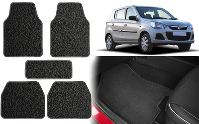 Selifuar PVC, Rubber Standard Mat For  Maruti Suzuki Alto K10(Black)