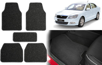 Selifuar PVC, Rubber Standard Mat For  Skoda Laura(Black, White)