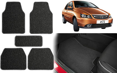Selifuar PVC, Rubber Standard Mat For  Tata Indigo CS(Black)