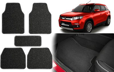 Selifuar PVC, Rubber Standard Mat For  Maruti Suzuki Vitara Brezza(Black)