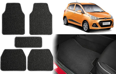 Selifuar PVC, Rubber Standard Mat For  Hyundai Grand i10(Black)