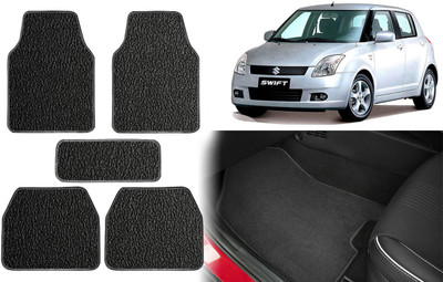 Selifuar PVC, Rubber Standard Mat For  Maruti Suzuki Swift(Black)