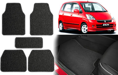 Selifuar PVC, Rubber Standard Mat For  Maruti Suzuki Zen Estilo(Black)