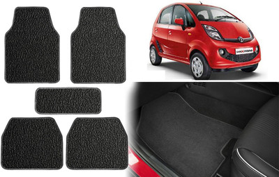 Selifuar PVC, Rubber Standard Mat For  Tata Nano Genx(Black)