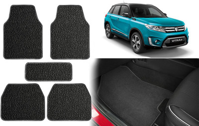 Selifuar PVC, Rubber Standard Mat For  Maruti Suzuki Vitara(Black)