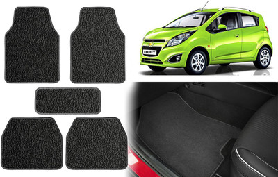 Selifuar PVC, Rubber Standard Mat For  Chevrolet Beat(Black)