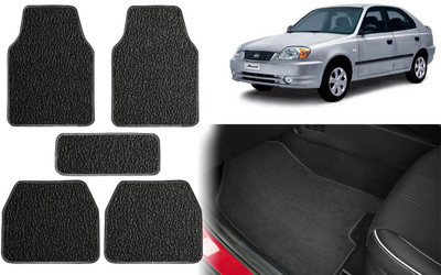 Selifuar PVC, Rubber Standard Mat For  Hyundai Accent(Black)
