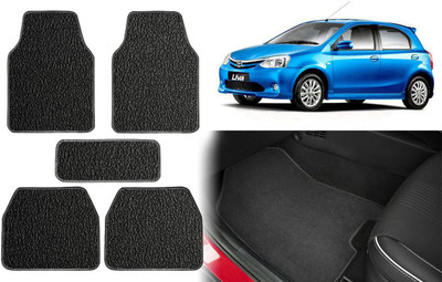 Selifuar PVC, Rubber Standard Mat For  Toyota Etios Liva(Black)
