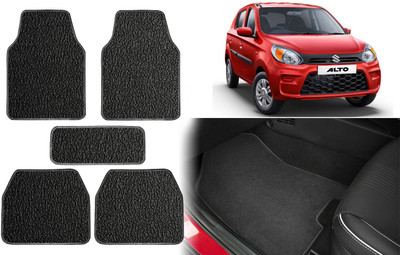 Selifuar PVC, Rubber Standard Mat For  Maruti Suzuki Alto 800(Black)