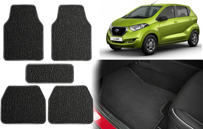 Selifuar PVC, Rubber Standard Mat For  Datsun Go(Black)