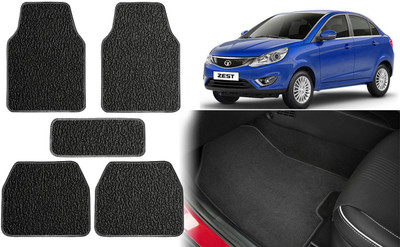 Selifuar PVC, Rubber Standard Mat For  Tata Zest(Black, White)