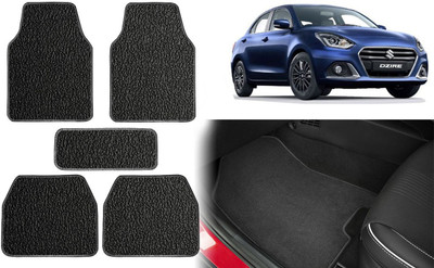 Selifuar PVC, Rubber Standard Mat For  Maruti Suzuki Swift Dzire(Black)