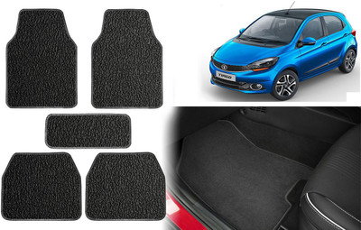 Selifuar PVC, Rubber Standard Mat For  Tata Tiago(Black, White)