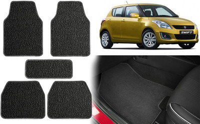 Selifuar PVC, Rubber Standard Mat For  Maruti Suzuki Swift(Black)