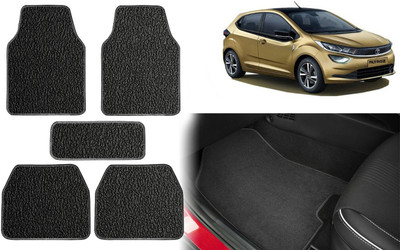 Selifuar PVC, Rubber Standard Mat For  Tata Altroz(Black)