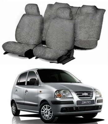 Chiefride Cotton Car Seat Cover For Hyundai Santro(All Detachable Headrest, Without Back Seat Arm Rest, 5 Seater, 2 Back Seat Head Rests)