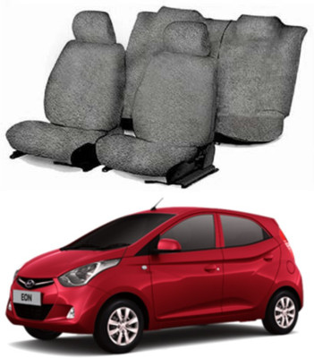 Chiefride Cotton Car Seat Cover For Hyundai Eon(5 Seater, 2 Back Seat Head Rests)