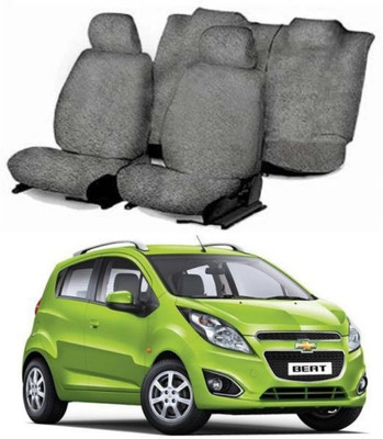 Chiefride Cotton Car Seat Cover For Chevrolet Beat(5 Seater, 2 Back Seat Head Rests)