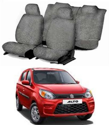 Chiefride Cotton Car Seat Cover For Maruti Alto K10(5 Seater, 2 Back Seat Head Rests)